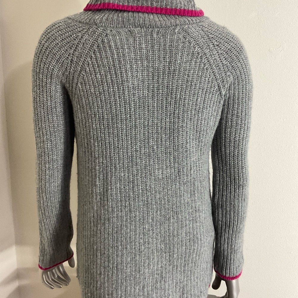 Bartolini Turtle Neck Sweater Grey Wool/Cashmere Blend Women’s Size Xsmall Italy - Picture 2 of 8